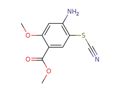 methyl 4-amino-2-methoxy-5-thiocyanatobenzoate