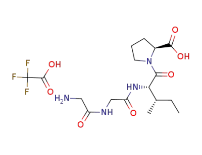 (S)-1-{(2S,3S)-2-[2-(2-Amino-acetylamino)-acetylamino]-3-methyl-pentanoyl}-pyrrolidine-2-carboxylic acid; compound with trifluoro-acetic acid