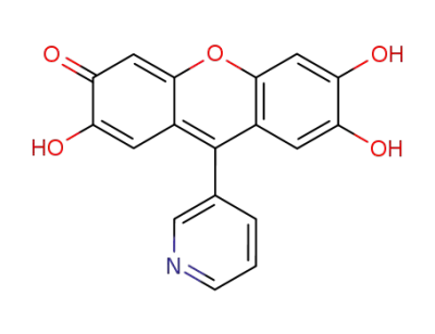 9-(3-pyridyl)-2,6,7-trihydroxyxanthen-3-one