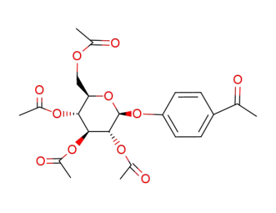 p-hydroxyacetophenone-4-O-2',3',4',6'-tetra-O-acetyl-β-D-glucopyranoside