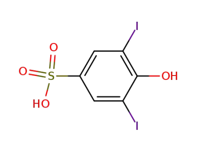 4-hydroxy-3,5-diiodo-benzenesulfonic acid