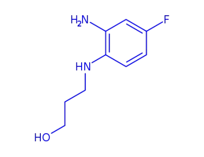 3-(2-amino4-fluoro-phenylamino)-propan-1-ol