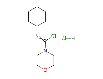 N-cyclohexyl-4-morpholinecarboximidoyl chloride hydrochloride